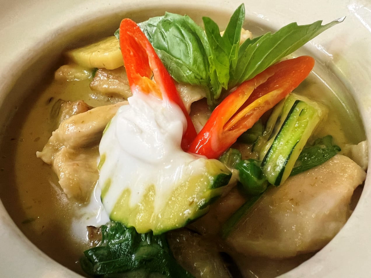 Waterside Thai Restaurant Green Curry